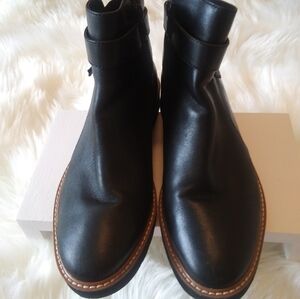 Naturalizer Black Ankle Boots - The Aster